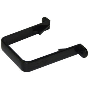 Square Downpipe Clip Black