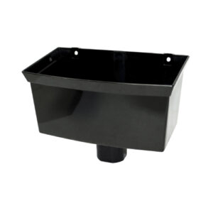Hopper For Round & Square Downpipe Black