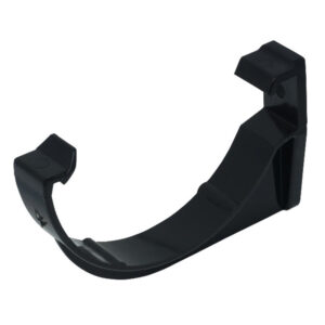 Half Round Gutter Fascia Bracket Black
