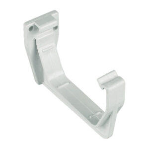 Half Square Gutter Fascia Bracket White