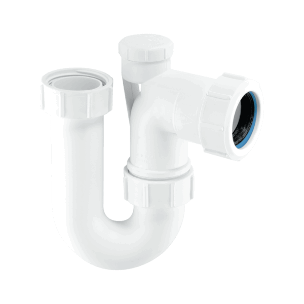 2" Anti-Syphon Tubular Swivel P Trap