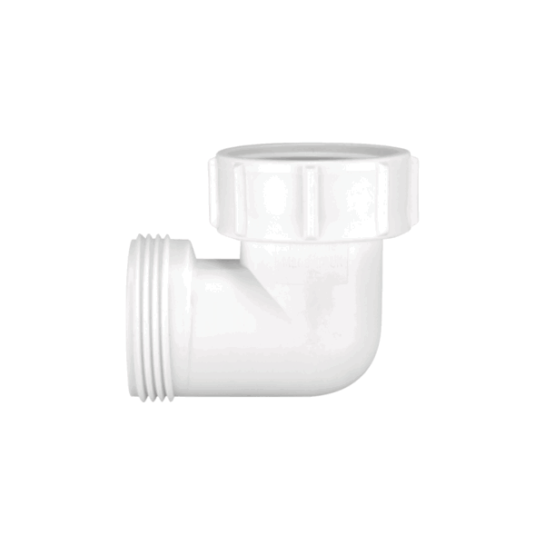 90° Bend Female Inlet Nut x BSP Male Connector 1.1/4"