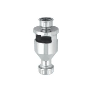 Top Inlet Tundish 3/4" BSP Inlet to 19-23mm Chrome
