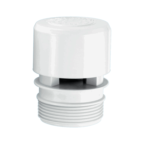 Ventapipe 25 with 1.1/2" VSP Male Thread White