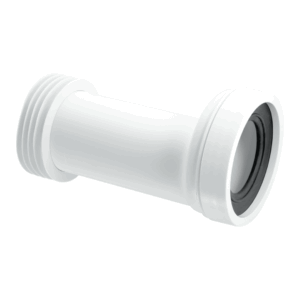 Rigid Adj 20mm Offset WC Pan Connector 4"/110mm