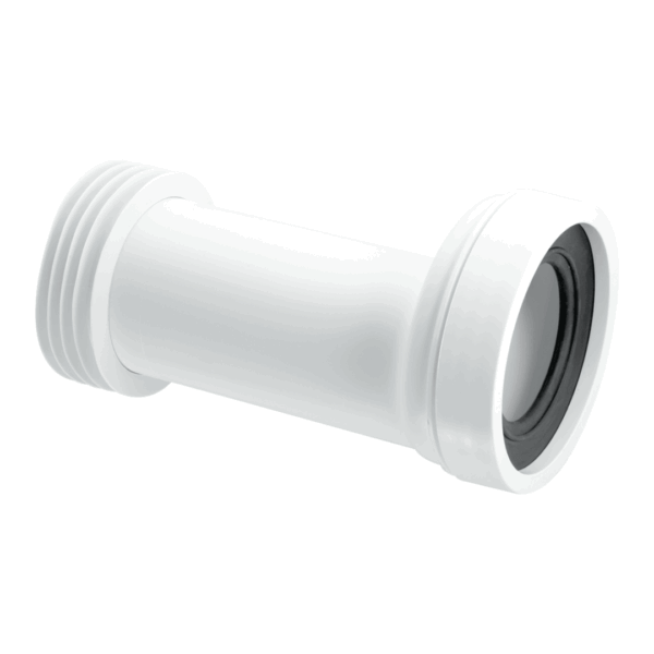 Rigid Adj 20mm Offset WC Pan Connector 4"/110mm