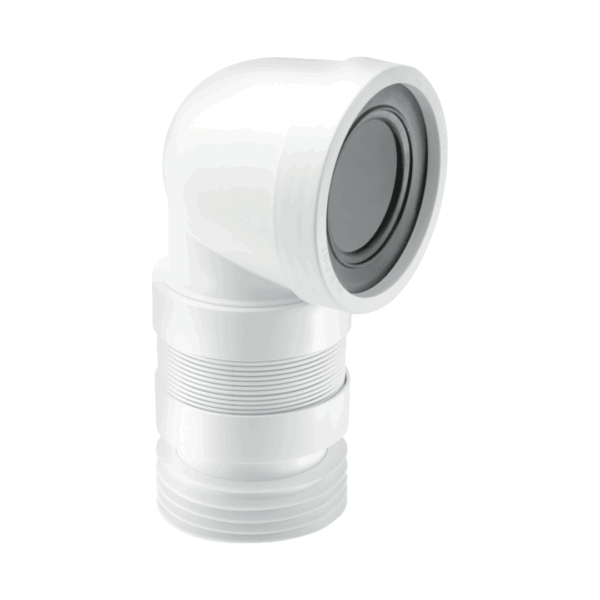 Flexible 90° WC Connector 4"/110mm 190-270mm
