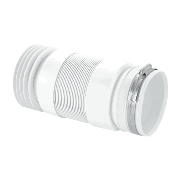 Flexible BTW WC Connector 3.1/2"/90mm 140-280mm