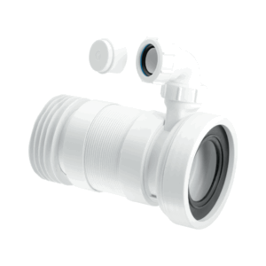 Flexible WC Connector 3.1/2"/90mm 150-280mm 1.1/4 Boss
