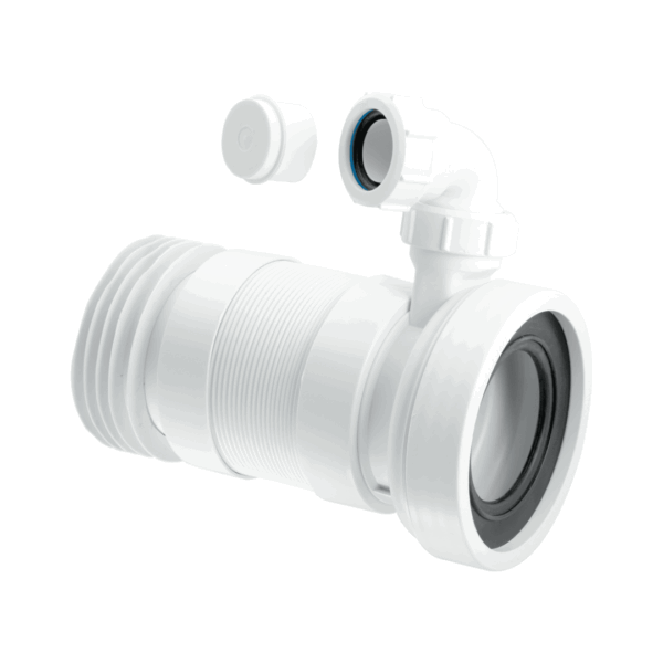 Flexible WC Connector 3.1/2"/90mm 150-280mm 1.1/4 Boss