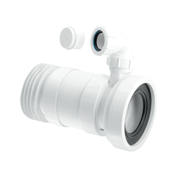 MC Flexible WC Connector 4"/110mm 180-380mm 1.1/4 Boss