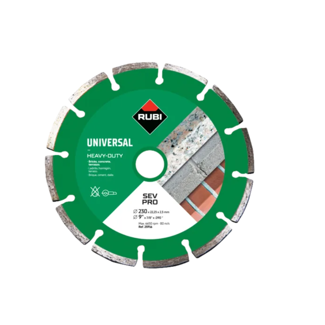 Rubi SEV Blade for Construction Material 230mm